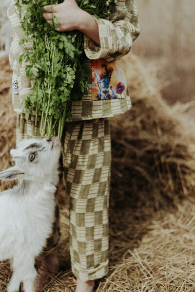 Harēmas lina bikses "Wild"
