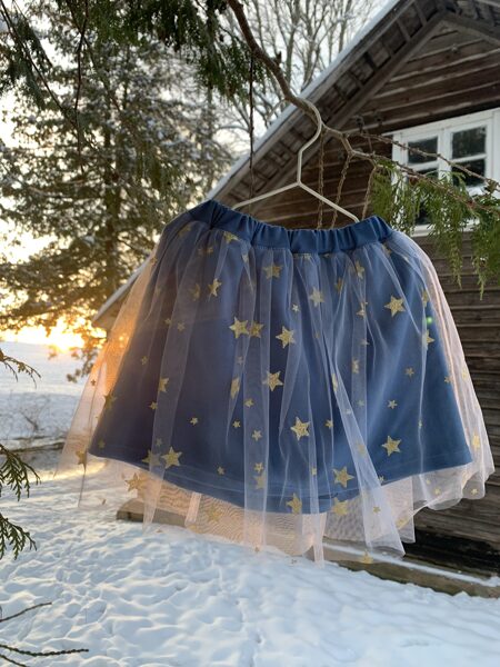 Night With Stars Skirt